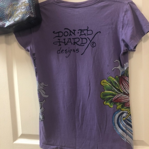 Ed Hardy Christian Audigier Retro Short Sleeve tee - Picture 3 of 10